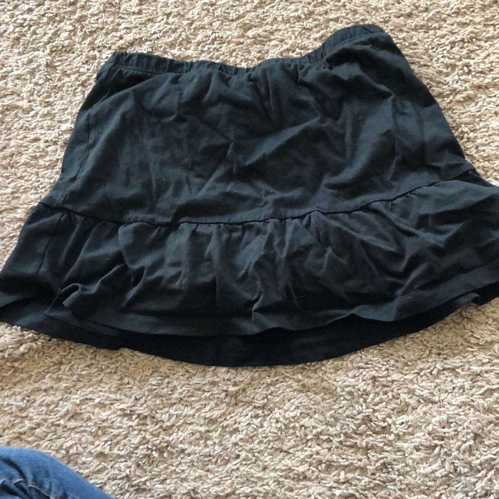 Kids black skort